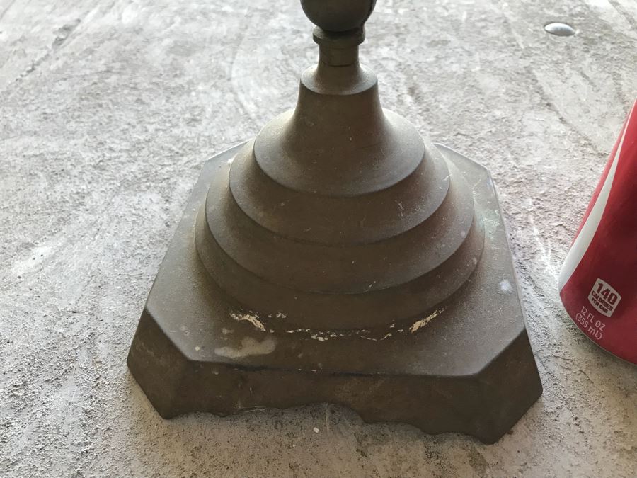 Vintage Brass Lyre Music Display Stand [Photo 5]