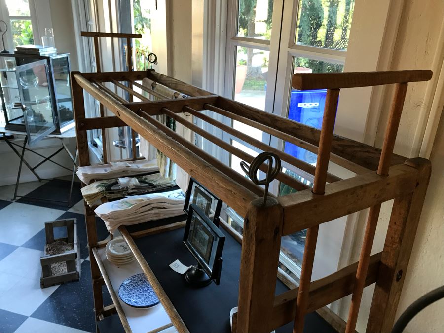 Vintage Wooden Rolling Cart (Sold Empty) [Photo 7]