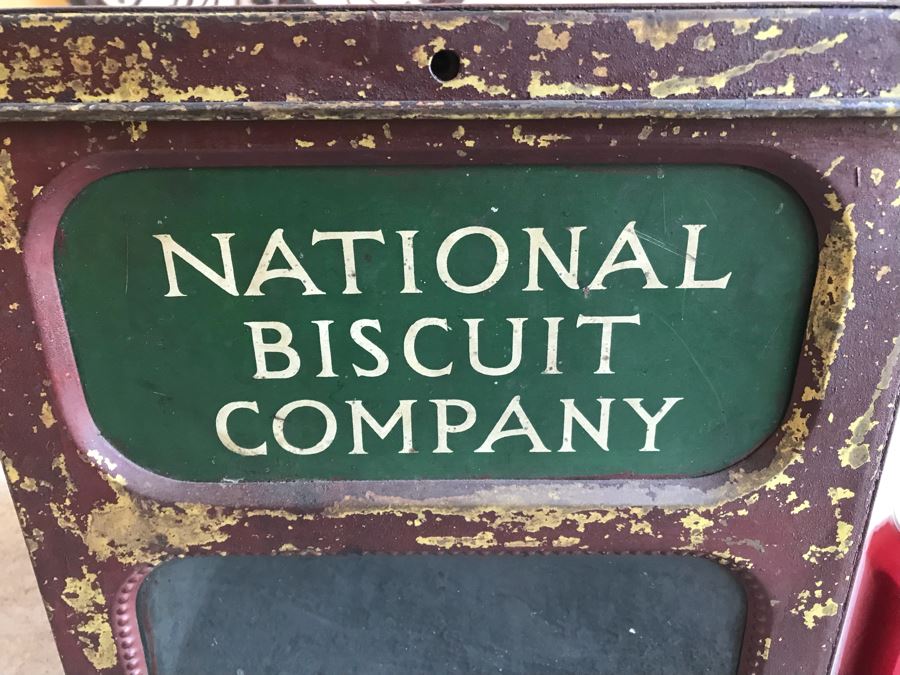 Vintage National Biscuit Company Store Display Tin Box