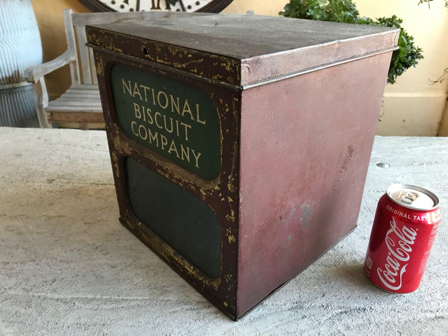 Vintage National Biscuit Company Store Display Tin Box [Photo 5]