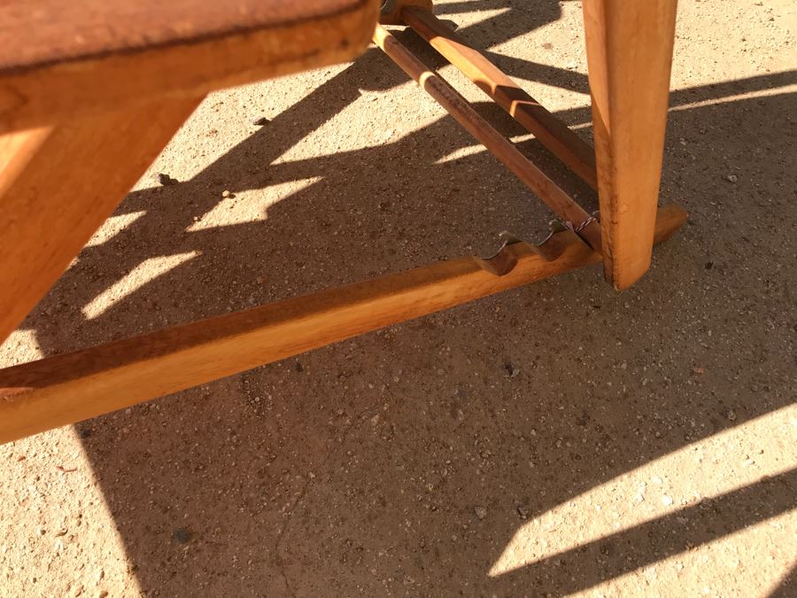 Pair Of Outdoor Folding Sling Armchairs [Photo 6]