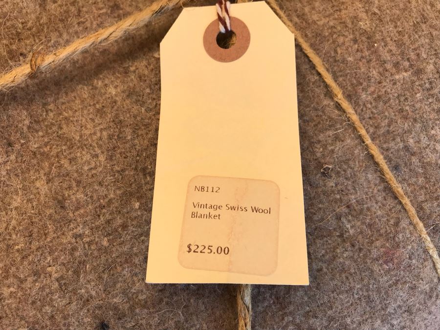 Vintage Swiss Wool Blanket Retail $225 [Photo 4]
