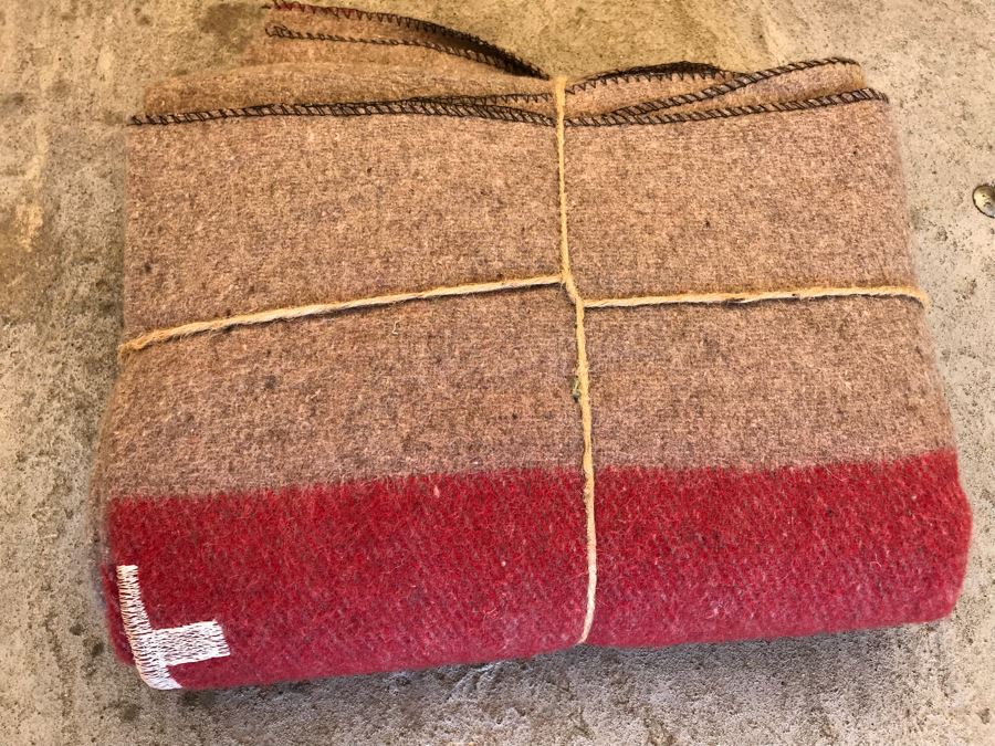 Vintage Swiss Wool Blanket Retail $225 [Photo 1]