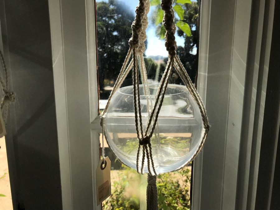 Set Of (4) Macrame Hanging Planters [Photo 7]