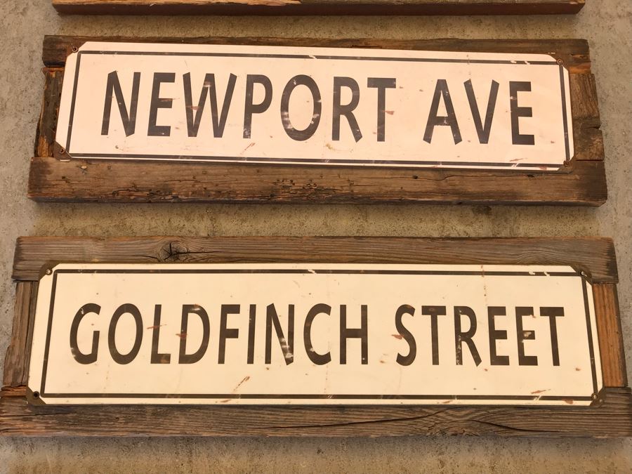 Set Of (4) Reproduction San Diego Street Signs Wall Mountable [Photo 4]