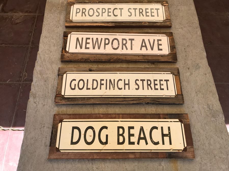 Set Of (4) Reproduction San Diego Street Signs Wall Mountable [Photo 1]