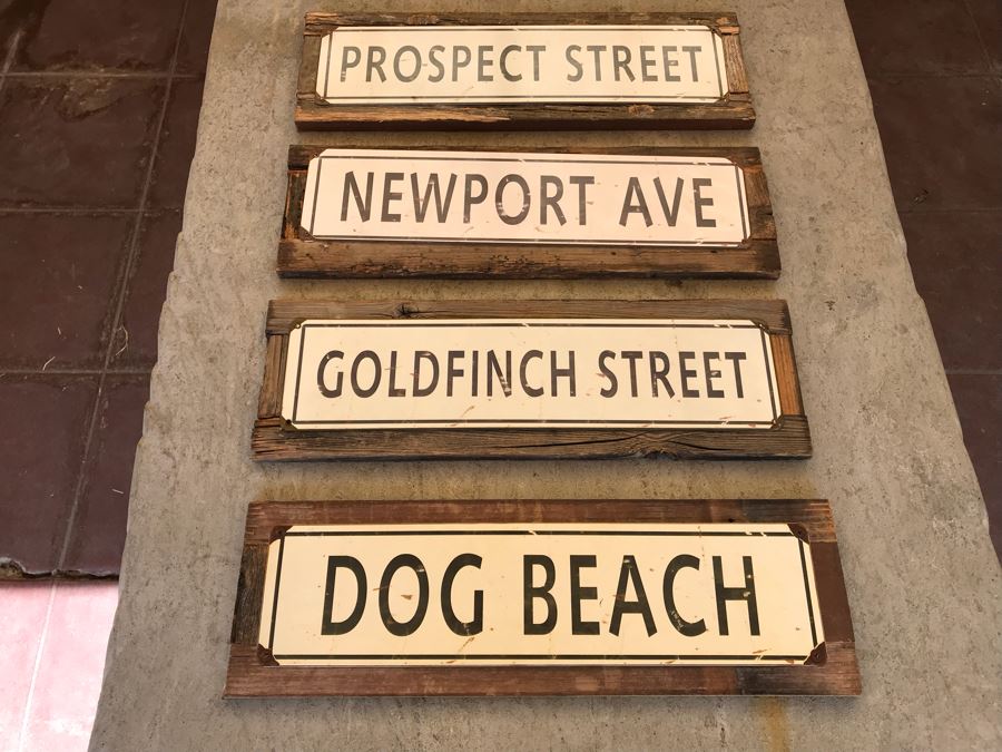 Set Of (4) Reproduction San Diego Street Signs Wall Mountable [Photo 2]