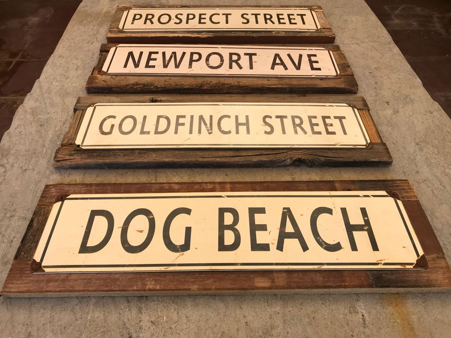 Set Of (4) Reproduction San Diego Street Signs Wall Mountable [Photo 6]