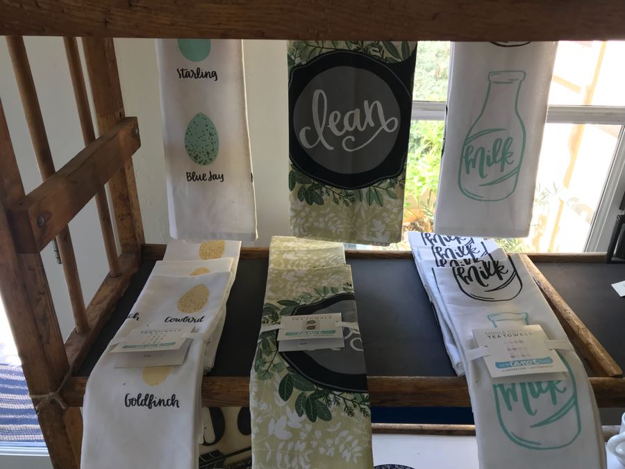 Collection Of (12) New Cotton Print Tea Towels Retail $120 [Photo 2]