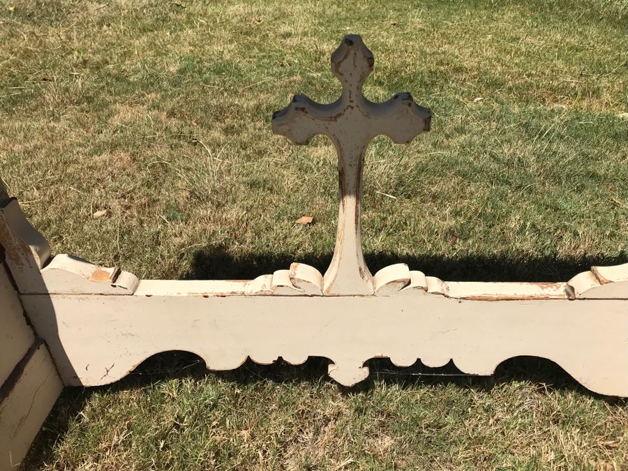 Vintage Shabby Chic Church Kneeling Prayer Bench Retail $1,200 [Photo 6]