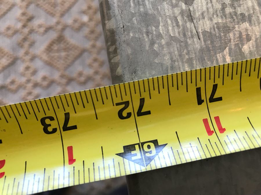 Large Metal Industrial Table On Casters 72' X 30' [Photo 16]