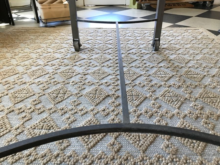 Large Metal Industrial Table On Casters 72' X 30' [Photo 14]