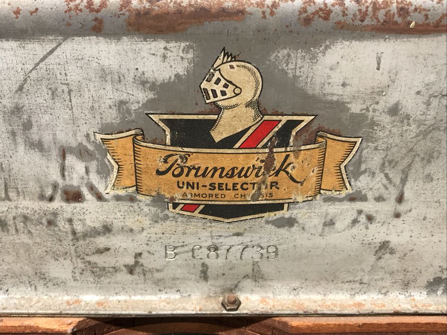 Vintage Brunswick Uni-Selector Armored Chasis Model No 15 Serial No 209252 Needs Servicing [Photo 14]