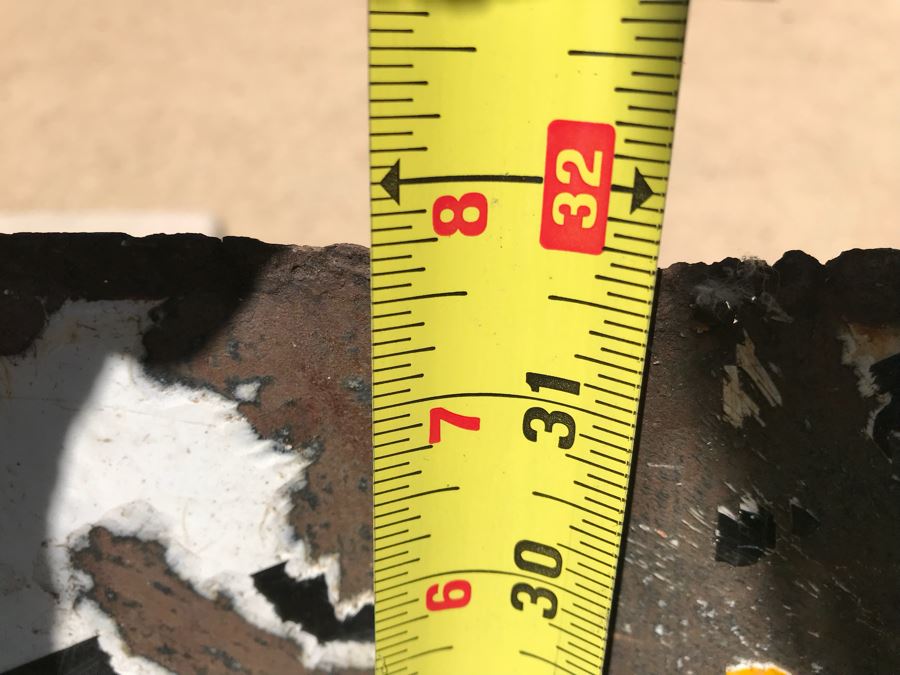 Vintage Metal Porcelain Spido French Motor Oil Advertising Sign 47' X 32' [Photo 9]