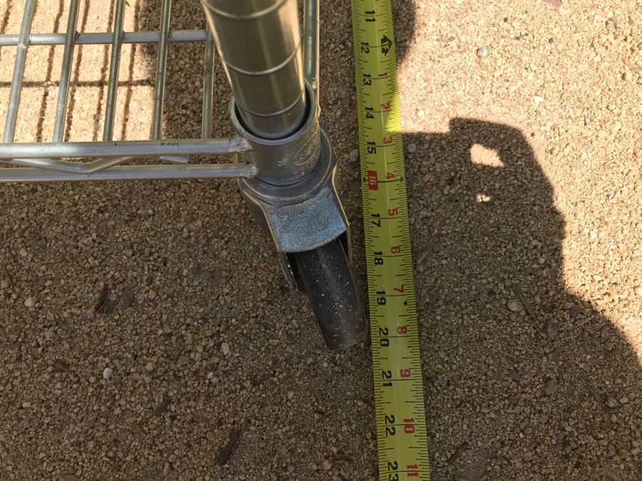 Rolling Metal 5-Shelf Rack 48' X 18' X 76' [Photo 9]