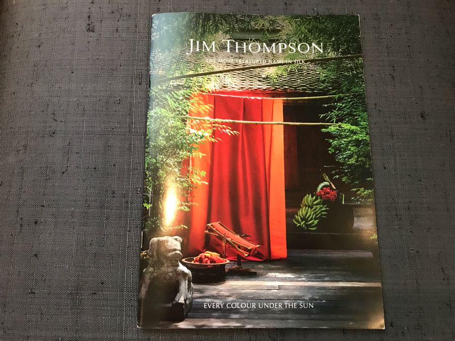 Pair Of Jim Thompson Silk Armchairs [Photo 10]