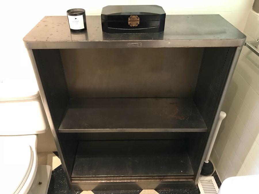 Vintage Metal Industrial Bookcase McDowell & Craig [Photo 3]