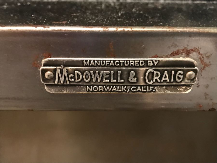 Vintage Metal Industrial Bookcase McDowell & Craig [Photo 2]
