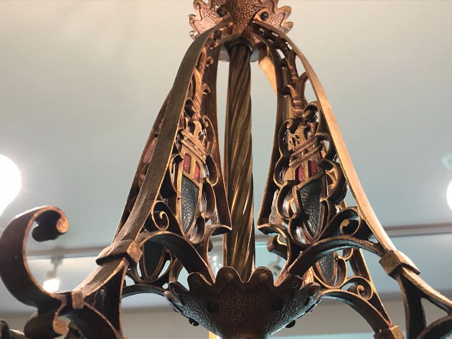 Vintage Style Metal Chandelier [Photo 7]