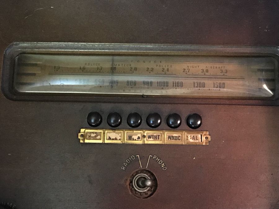 Vintage Art Deco PHILCO Upright Tube Radio With Record Player Needs Servicing 30'W X 16'D X 34'H [Photo 12]