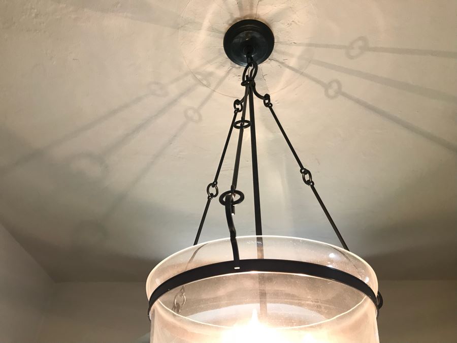 Clear Glass 3-Light Chandelier Light Fixture [Photo 6]