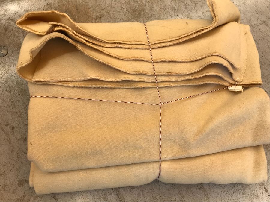 Vintage Wool NAVY Blanket Retail $200 [Photo 3]