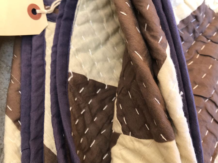 Pair Of Caravan Kantha Stitched Throws Retail $300 [Photo 7]