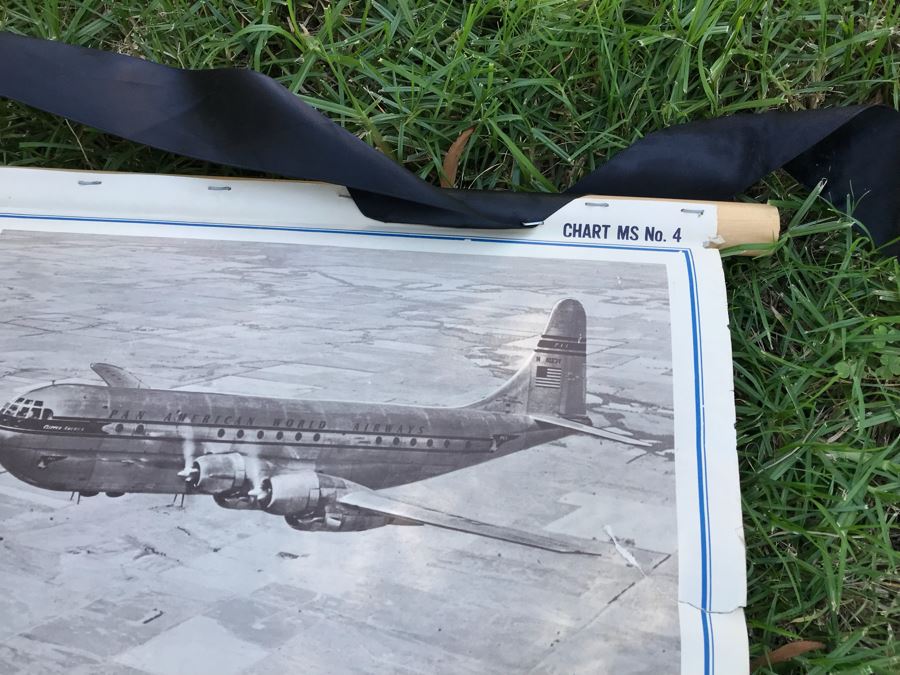 Vintage School Pull Down Map How Transportation Routes Are Shown On Map A.J. Nystrom & Co Zoe A. Thralls Has Some Tears [Photo 3]