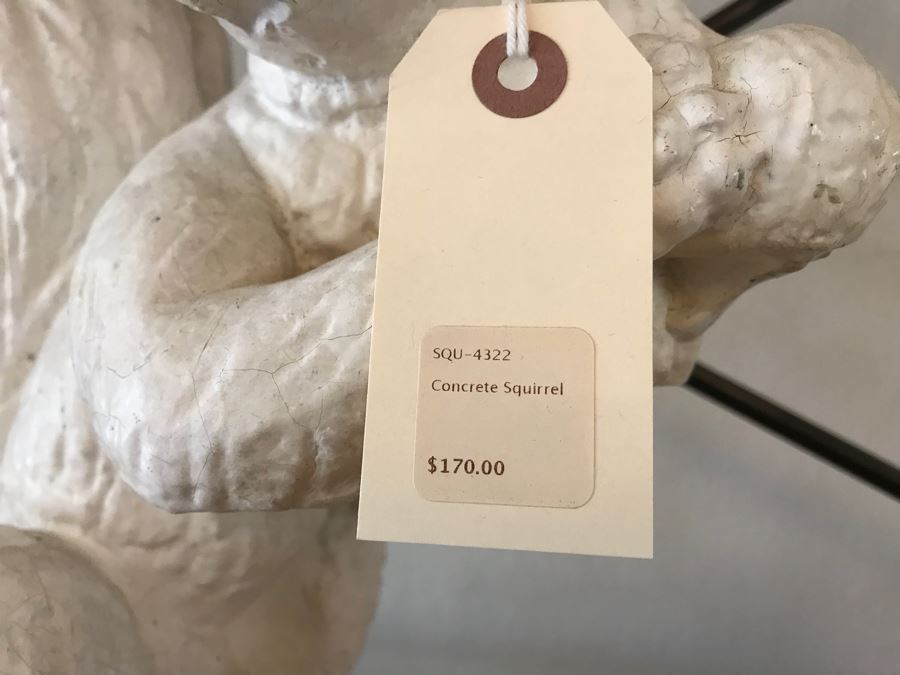 Concrete Garden Squirrel Retail $170 [Photo 5]