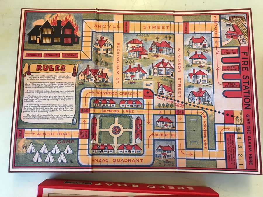 Set Of (4) New Reproduction Vintage Board Games [Photo 9]