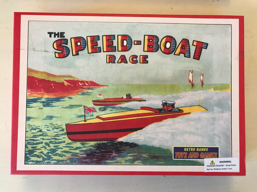 Set Of (4) New Reproduction Vintage Board Games [Photo 10]