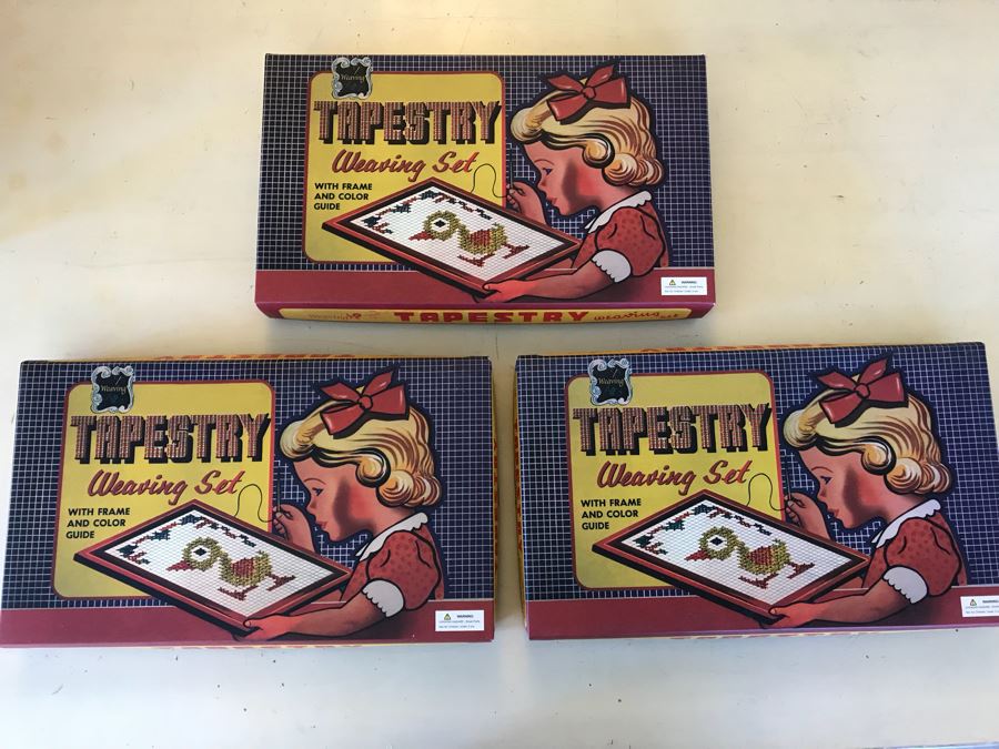 Set Of (3) New Tapestry Weaving Sets [Photo 2]