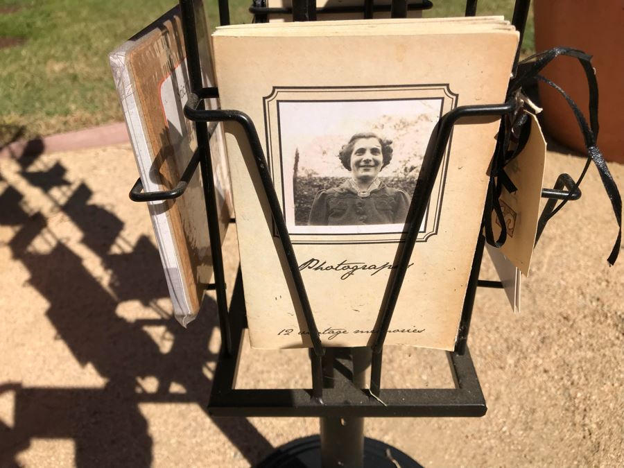 Metal Rotating Store Display Rack Loaded With Postcards - See Photos [Photo 24]