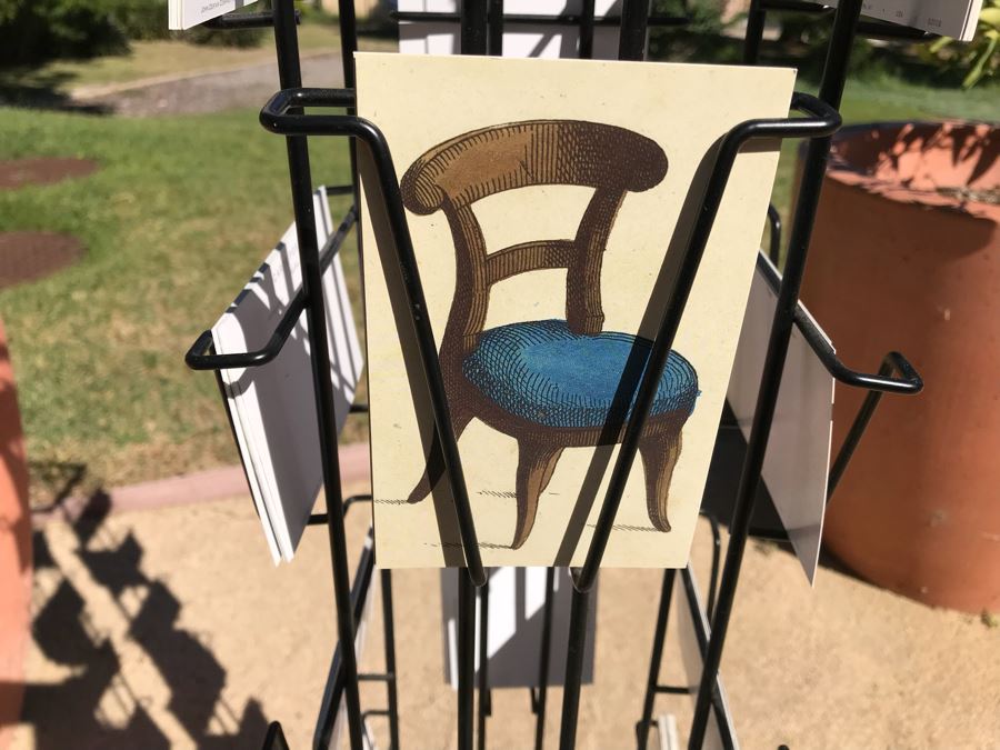 Metal Rotating Store Display Rack Loaded With Postcards - See Photos [Photo 22]