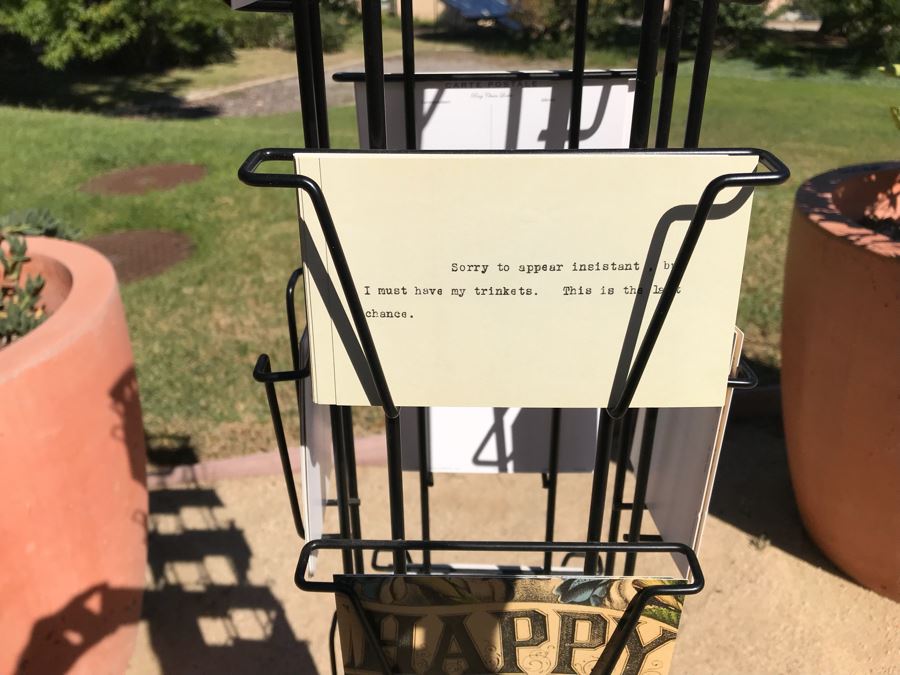 Metal Rotating Store Display Rack Loaded With Postcards - See Photos [Photo 6]