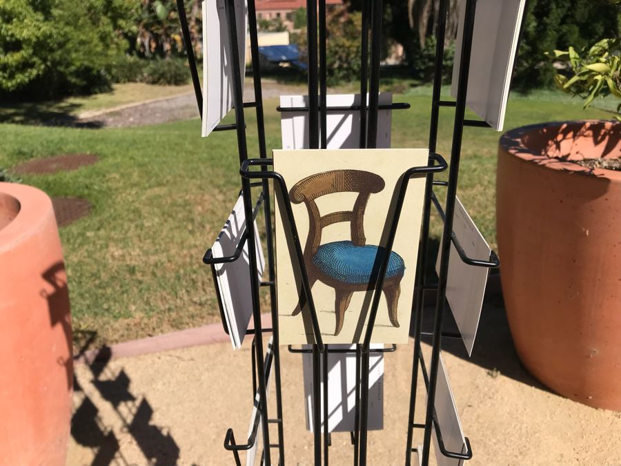 Metal Rotating Store Display Rack Loaded With Postcards - See Photos [Photo 21]