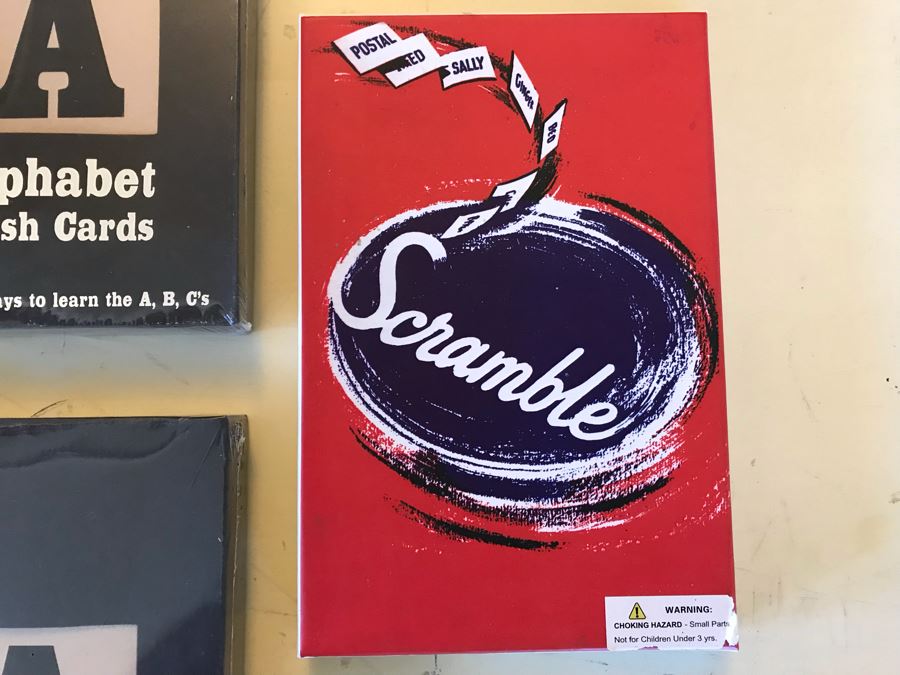 Set Of (4) New Alphabet Flash Cards Sets And New Scramble Game Retails $100+ [Photo 2]