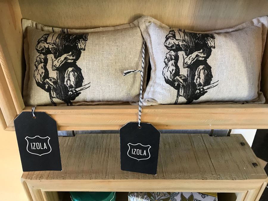 Wall Mounted Hooked Wooden Shelving Boxes Filled With New Products Including A Vintage French Photo, Various Candles Including Copper & Clover, Soaps From Gianna Rose Atelier And More - See Photos [Photo 13]