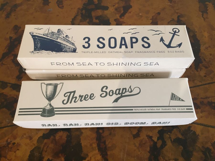 Set Of (7) New Soap Dishes From IZOLA And (3) New Boxes Of IZOLA Soap Sets [Photo 7]