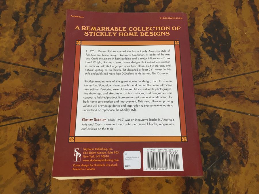 Pair Of Gustav Stickley's Craftsman Homes And Bungalows Books [Photo 6]