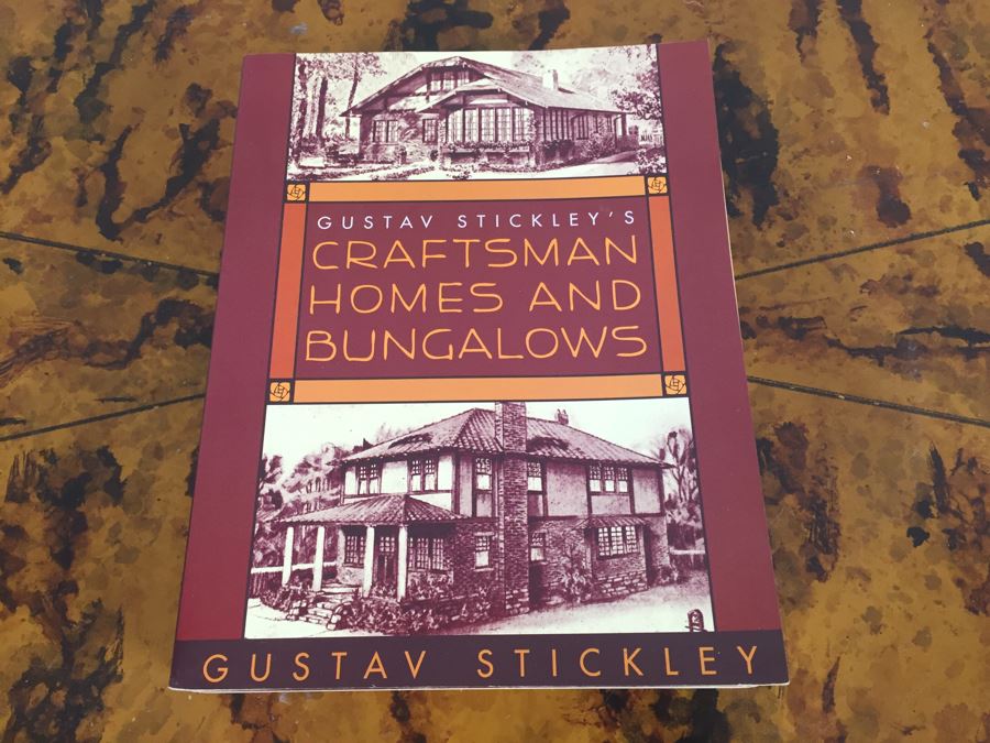 Pair Of Gustav Stickley's Craftsman Homes And Bungalows Books [Photo 3]