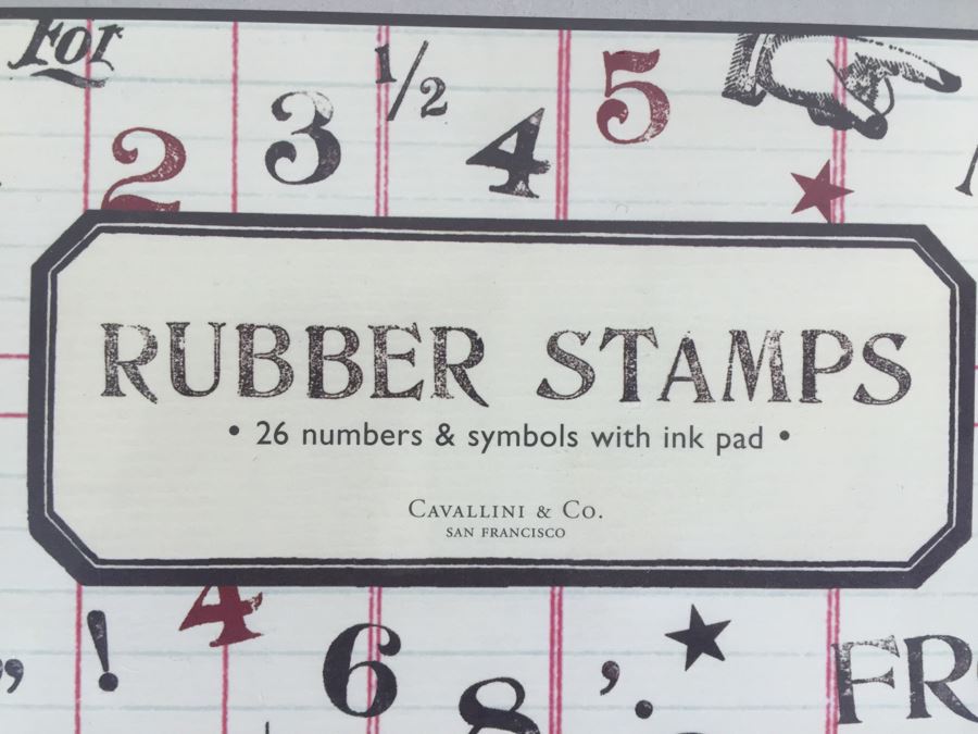 Pair Of New Rubber Stamps Kits By Cavallini & Co [Photo 4]
