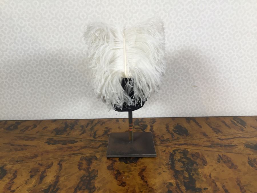 Vintage Hat From The C.E. Ward Company Size 7 1/4 And Metal Hat Display Stand [Photo 6]