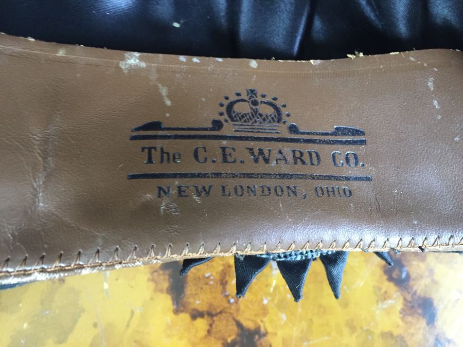 Vintage Hat From The C.E. Ward Company Size 7 1/4 And Metal Hat Display Stand [Photo 7]