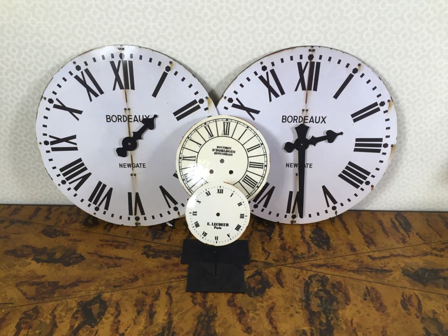 Set Of (4) Clock Faces
