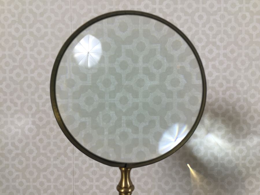 Pair Of Magnifying Glasses With Adjustable Metal Stands [Photo 2]