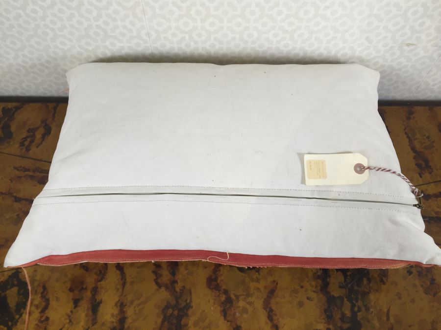 Pair Of New Designer American Flag USN Throw Pillows (Large: 24' X 24') [Photo 10]