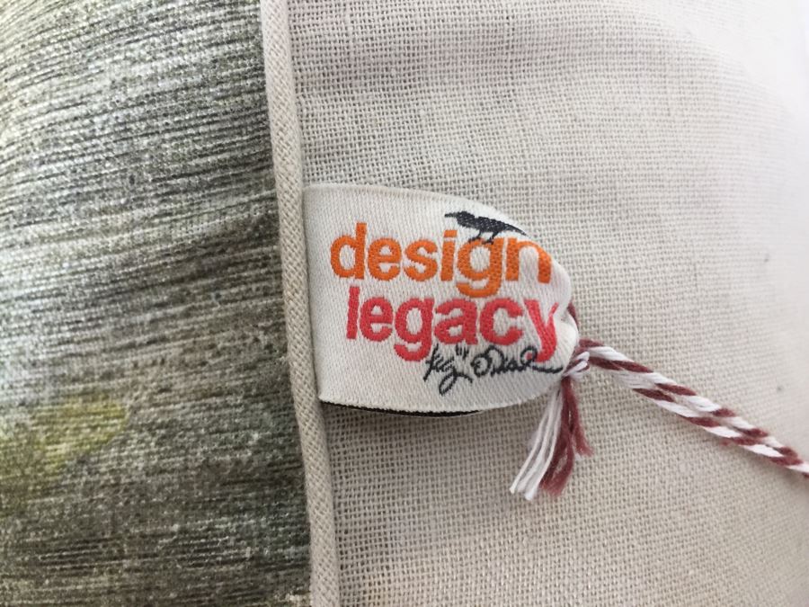 Pair Of Designer American Flag USN Throw Pillows (Large: 24' X 24') Blue Pillow Retails $185 [Photo 12]