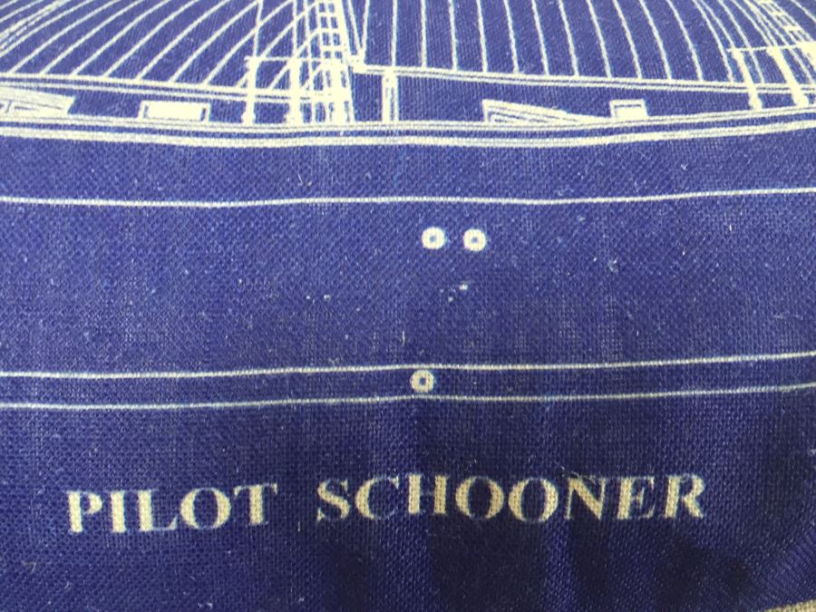 Pair Of Designer American Flag USN Throw Pillows (Large: 24' X 24') Blue Pillow Retails $185 [Photo 7]