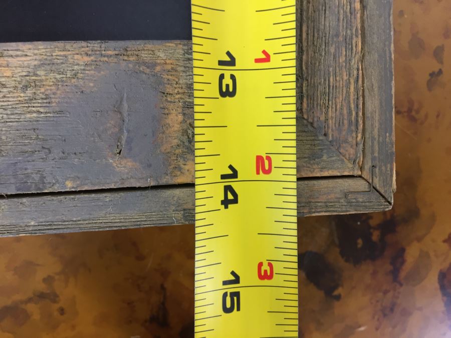 Vintage Framed Fishing Tackle Chub Lures Advertisement In Old Wooden Frame 17' X 14' [Photo 5]